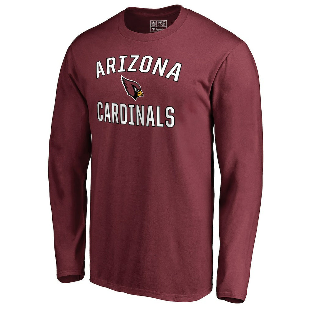 Arizona Cardinals Victory Arch Long Sleeve T-Shirt - Cardinal T-shirts
