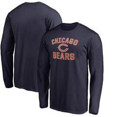 Chicago Bears Victory Arch Long Sleeve T-Shirt - Navy T-shirts