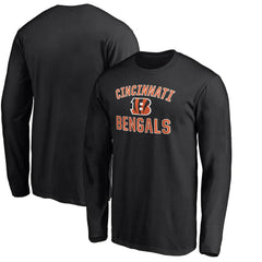 Cincinnati Bengals Victory Arch Long Sleeve T-Shirt - Black T-shirts