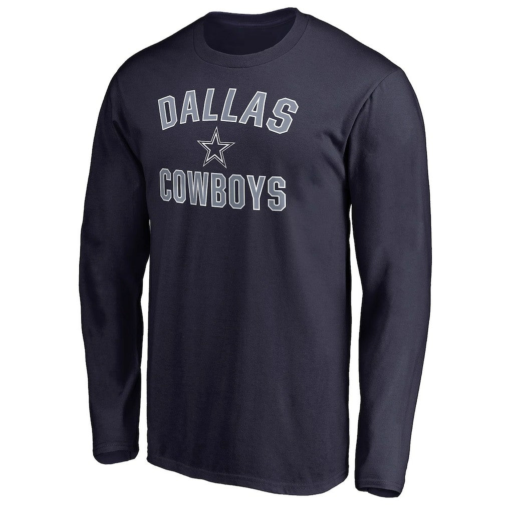 Dallas Cowboys Victory Arch Long Sleeve T-Shirt - Navy T-shirts