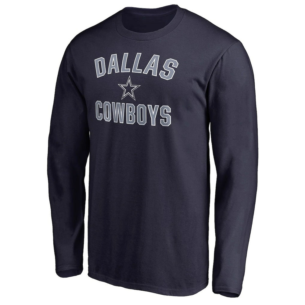 Dallas Cowboys Victory Arch Long Sleeve T-Shirt - Navy T-shirts