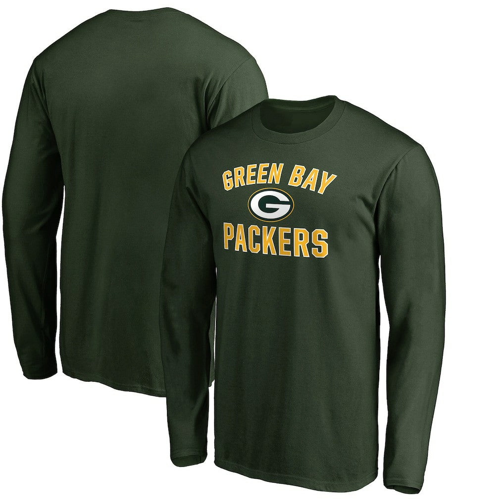 Green Bay Packers Victory Arch Long Sleeve T-Shirt - Green T-shirts