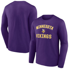 Minnesota Vikings Victory Arch Long Sleeve T-Shirt - Purple T-shirts