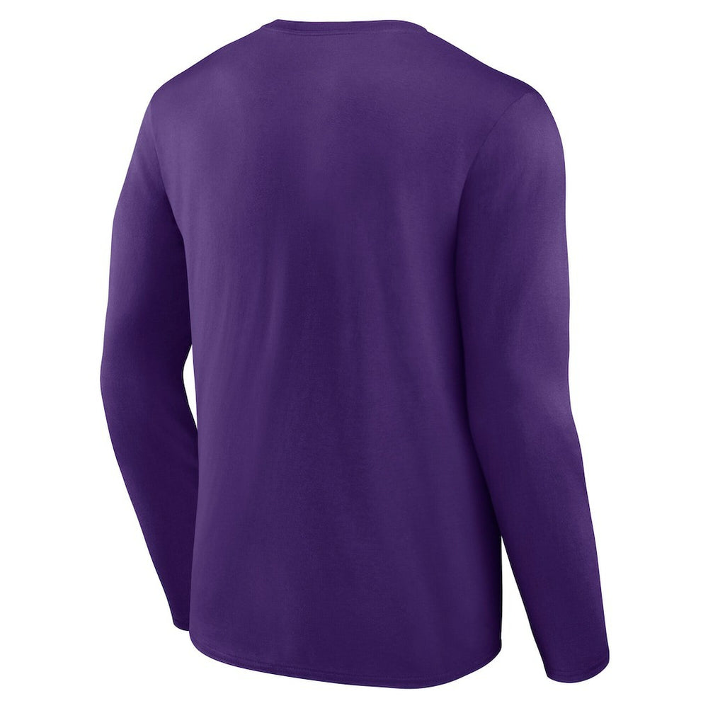 Minnesota Vikings Victory Arch Long Sleeve T-Shirt - Purple T-shirts