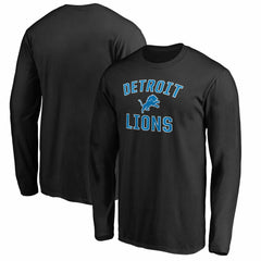 Detroit Lions Victory Arch Long Sleeve T-Shirt - Black T-shirts