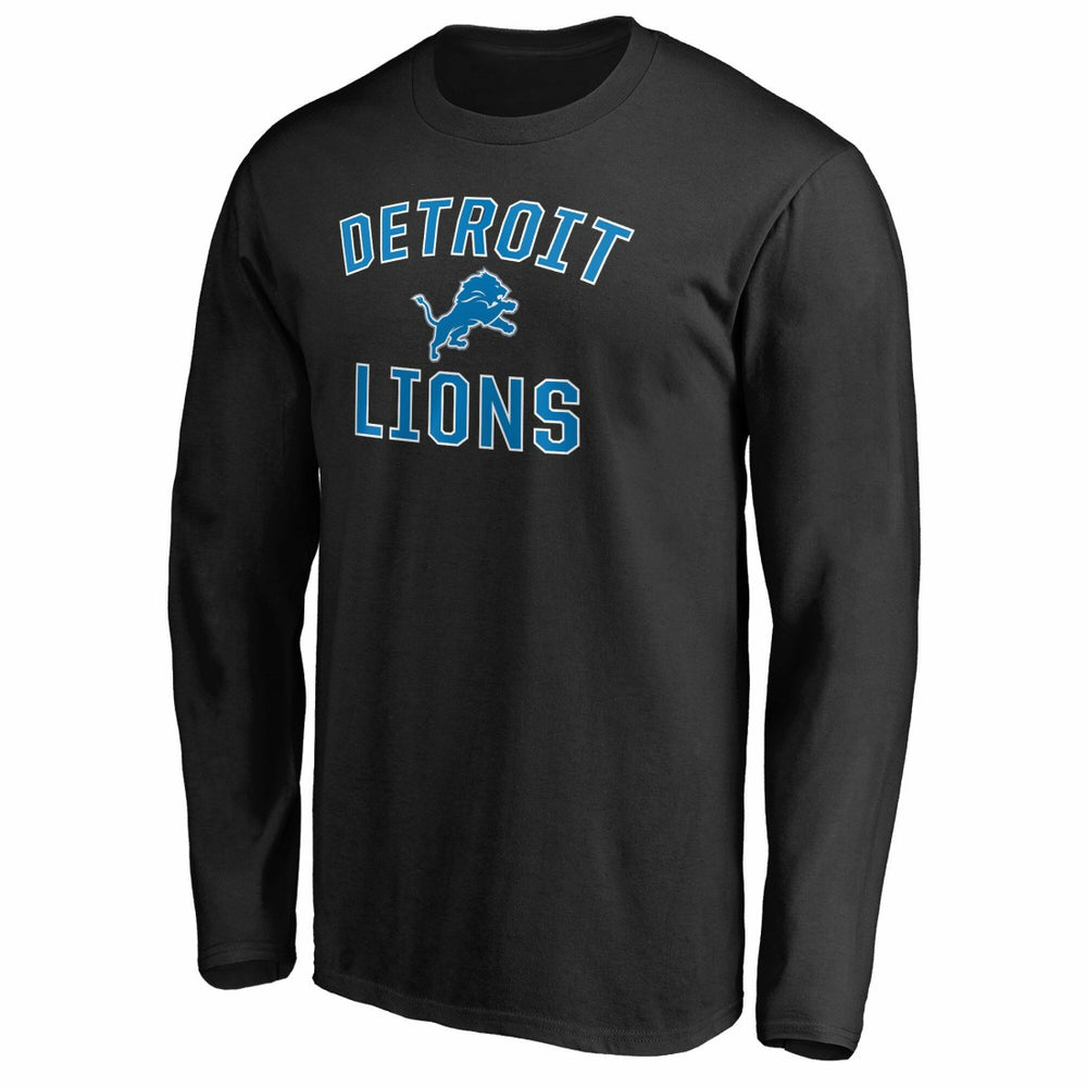 Detroit Lions Victory Arch Long Sleeve T-Shirt - Black T-shirts