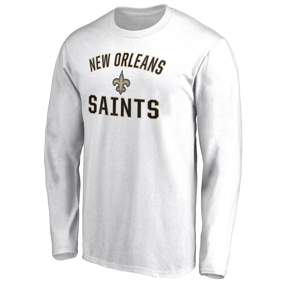 New Orleans Saints Victory Arch Long Sleeve T-Shirt - White T-shirts