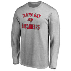 Tampa Bay Buccaneers Victory Arch Long Sleeve T-Shirt - Heathered Gray T-shirts