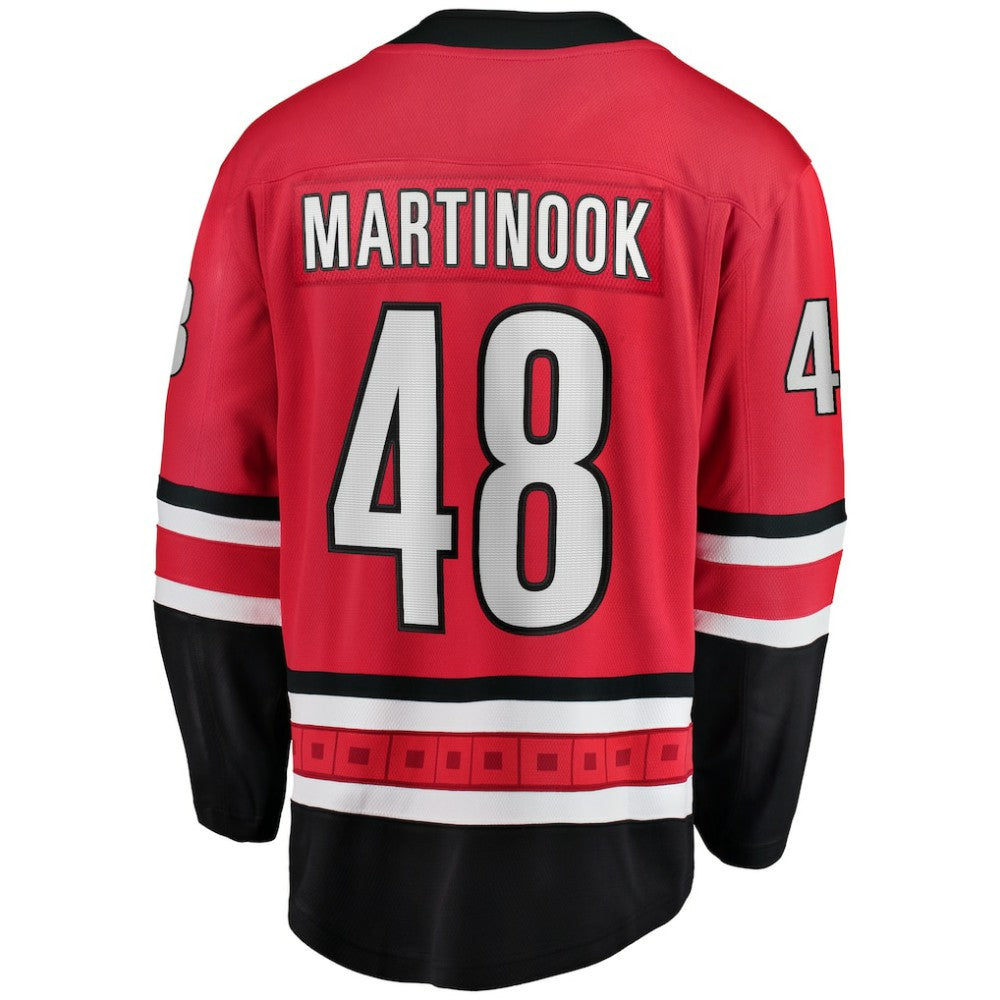Jordan Martinook Carolina Hurricanes Fanatics Alternate Breakaway Player Jersey - Red | US 3547168