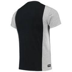 New Orleans Saints Refried Apparel Sustainable Upcycled Split T-Shirt - Black/Gray T-shirts