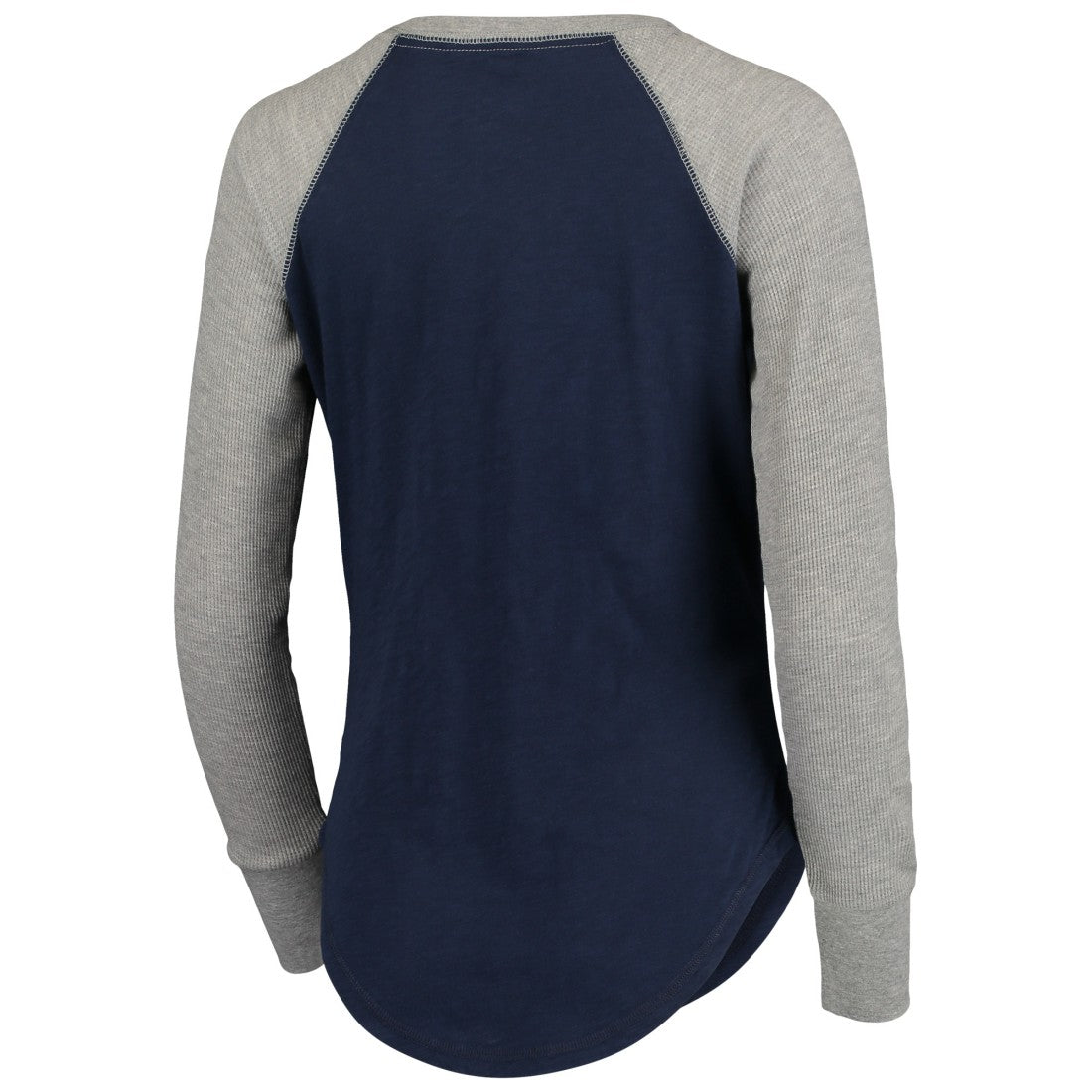 Seattle Seahawks Touch Women's Waffle Raglan Lightweight Long Sleeve T-Shirt - College Navy T-shirts