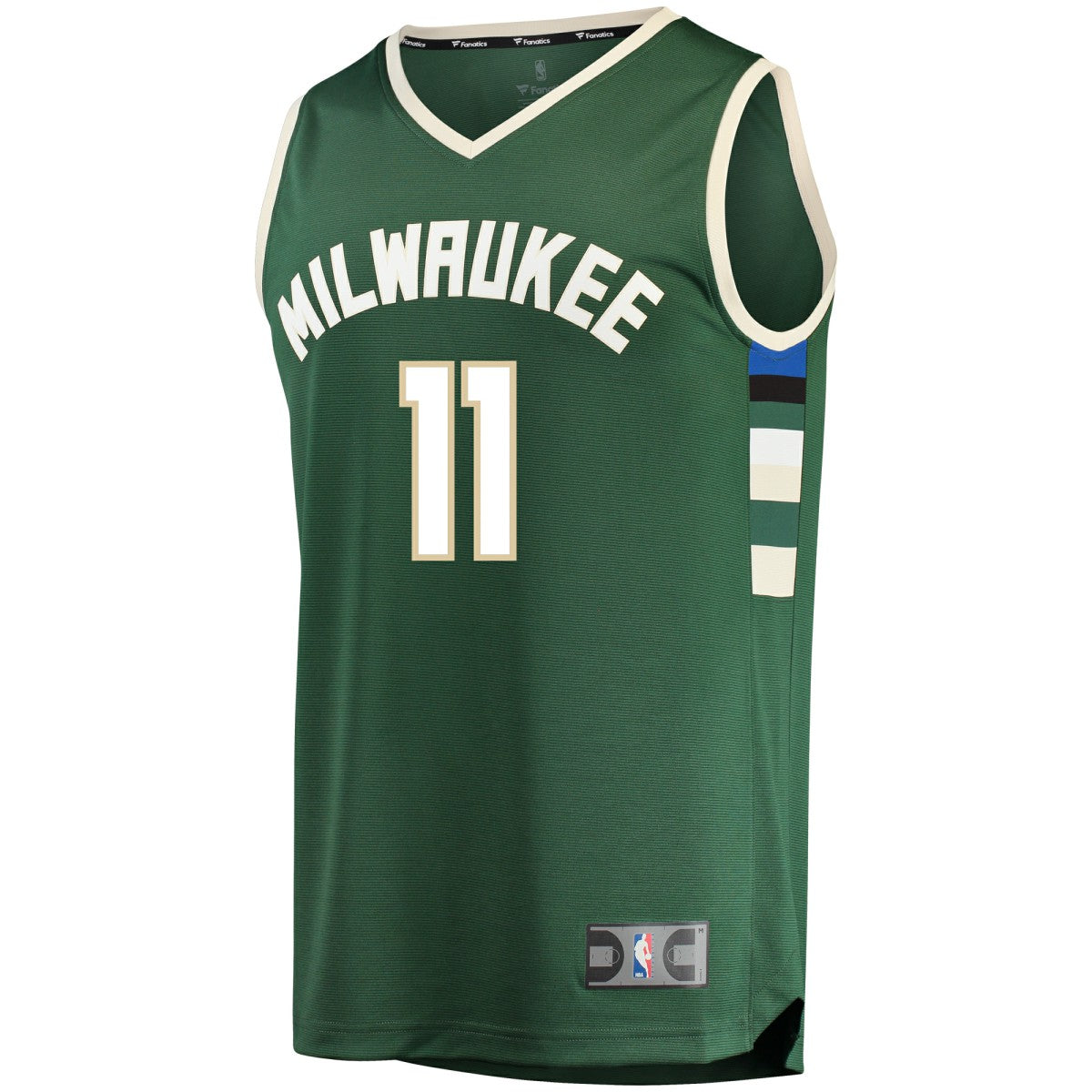 Brook Lopez Milwaukee Bucks Fast Break Replica Player Jersey Green Icon Edition - Fanatics
