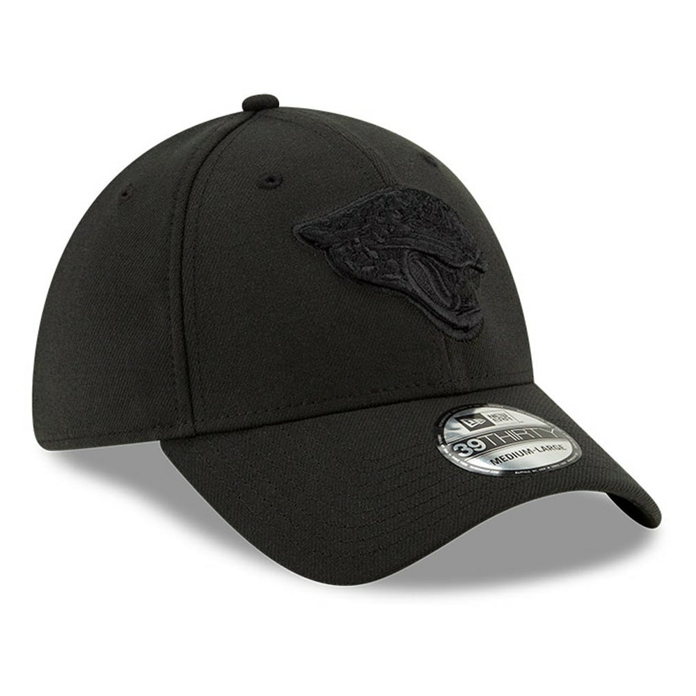 Jacksonville Jaguars New Era Logo 39THIRTY Flex Hat - Black Hats