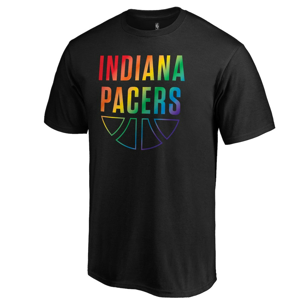 Indiana Pacers Team Pride Wordmark T-Shirt Black