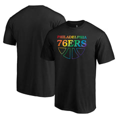 Philadelphia 76ers Team Pride Wordmark T-Shirt Black