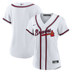 Atlanta Braves Nike Women's Home Replica Team Jersey - White Jerseys
