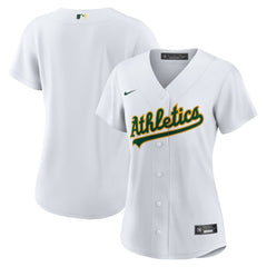 Athletics Nike Women's Home Replica Team Jersey - White Jerseys