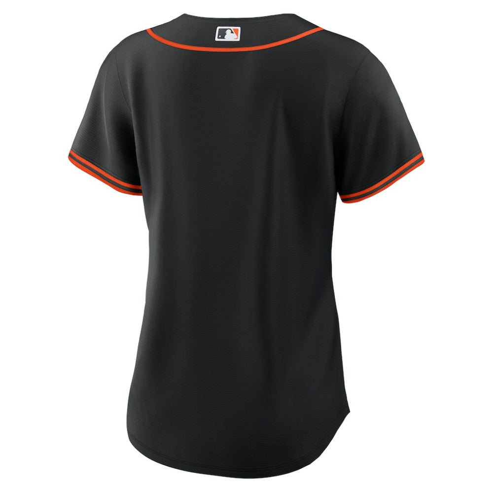 San Francisco Giants Nike Women's Alternate Replica Team Jersey - Black Jerseys