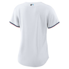 Miami Marlins Nike Women's Replica Team Jersey - White Jerseys
