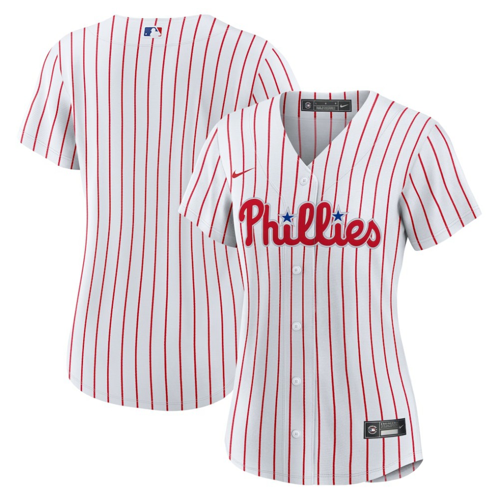 Philadelphia Phillies Nike Women's Home Replica Team Jersey - White Jerseys
