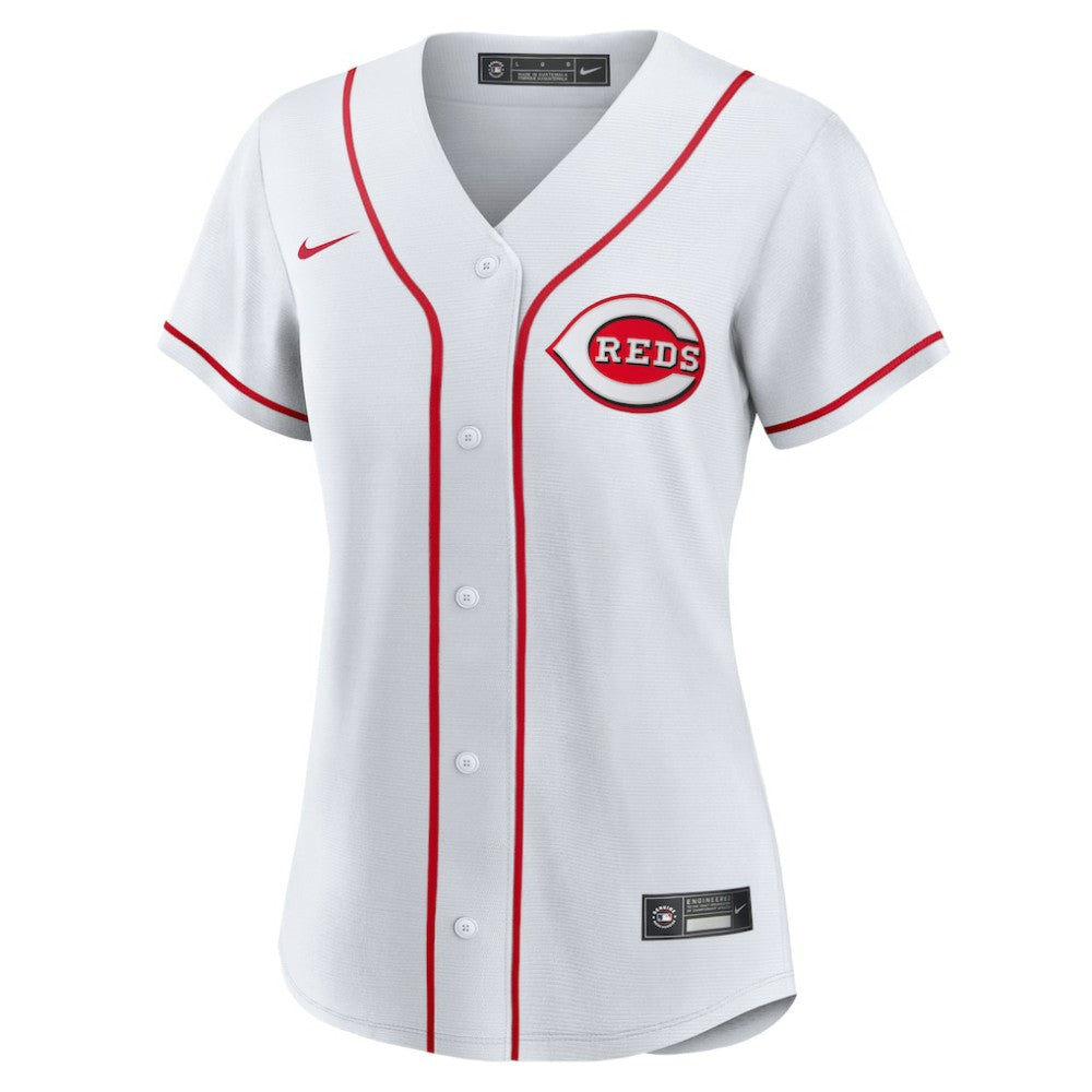 Cincinnati Reds Nike Women's Home Replica Team Jersey - White Jerseys
