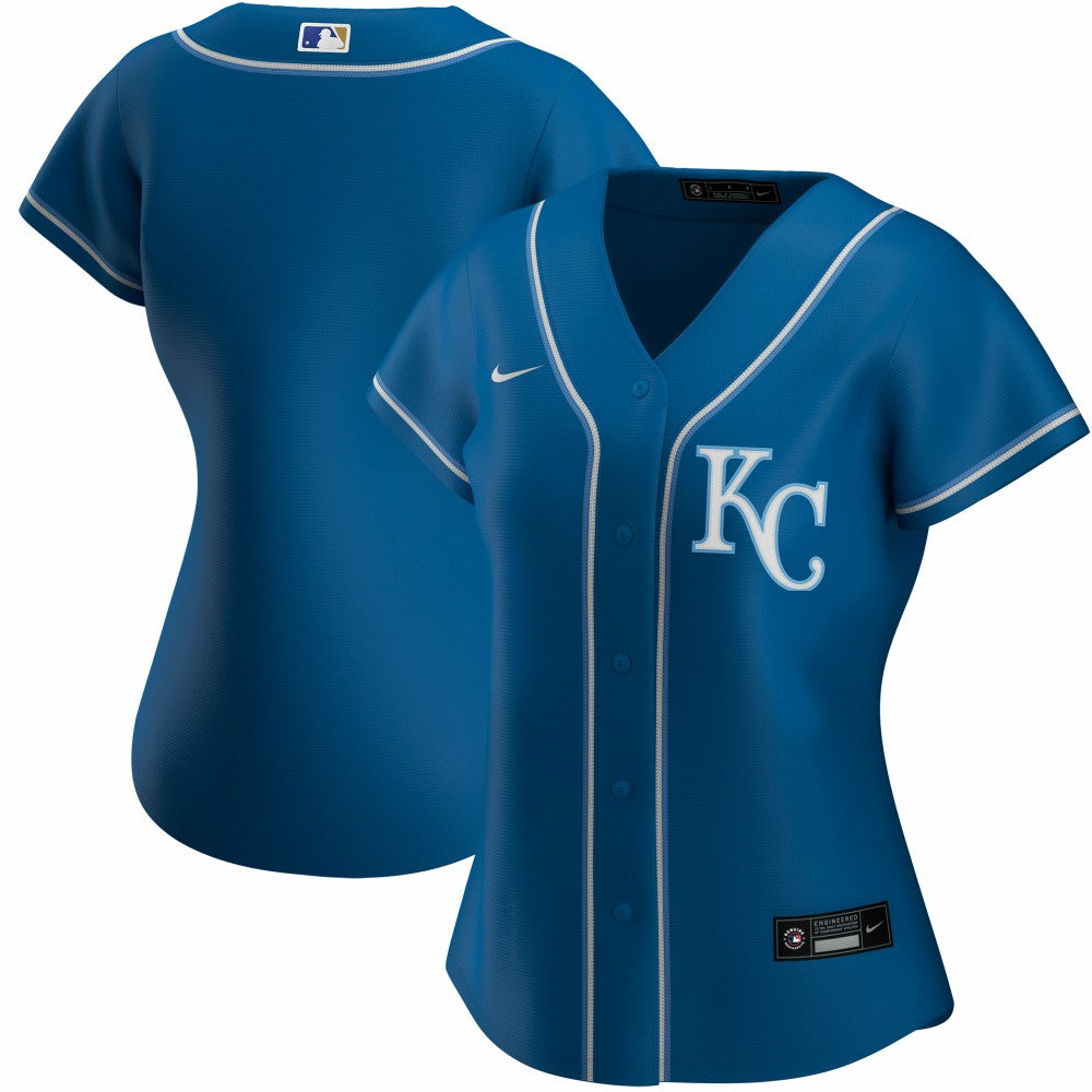 Kansas City Royals Nike Women's Alternate Replica Team Jersey - Royal Jerseys