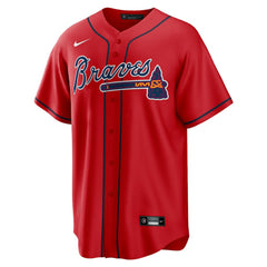 Atlanta Braves Nike Alternate Replica Team Jersey - Red Jerseys