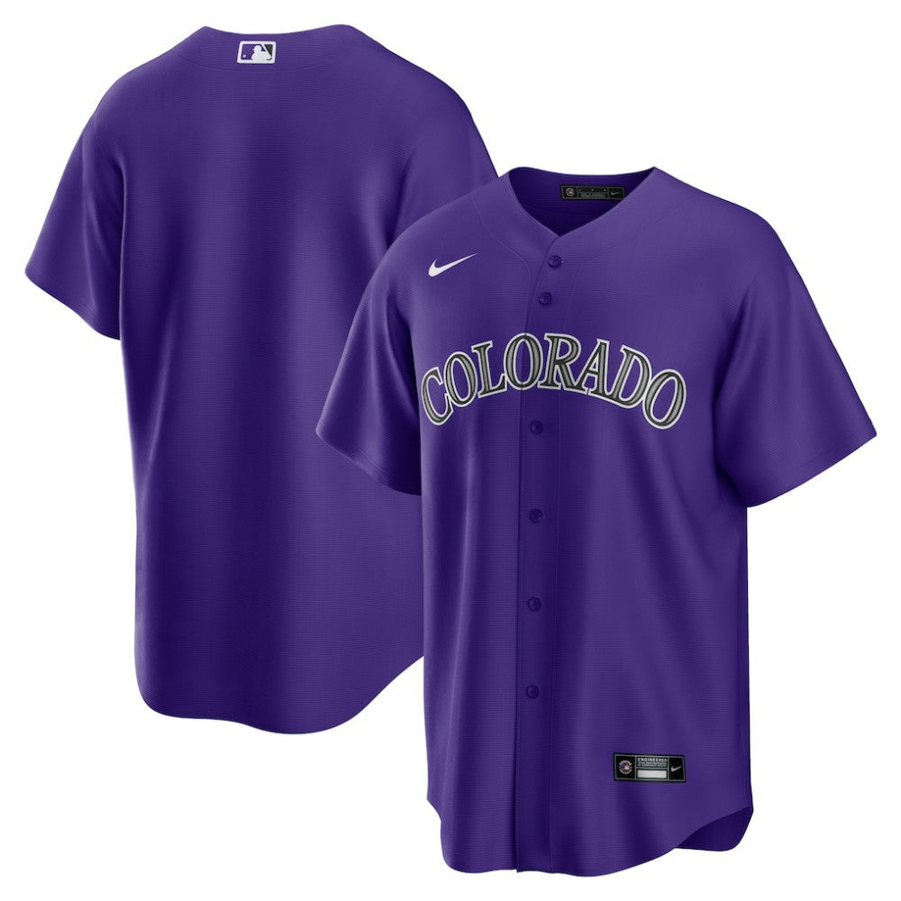 Colorado Rockies Nike Alternate Replica Team Jersey - Purple Jerseys