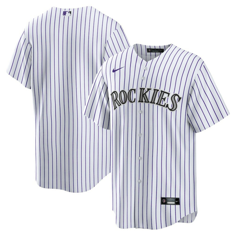 Colorado Rockies Nike Home Replica Team Jersey - White Jerseys