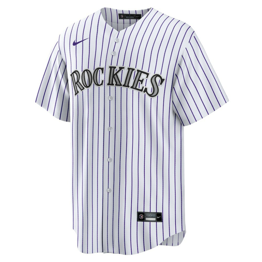 Colorado Rockies Nike Home Replica Team Jersey - White Jerseys