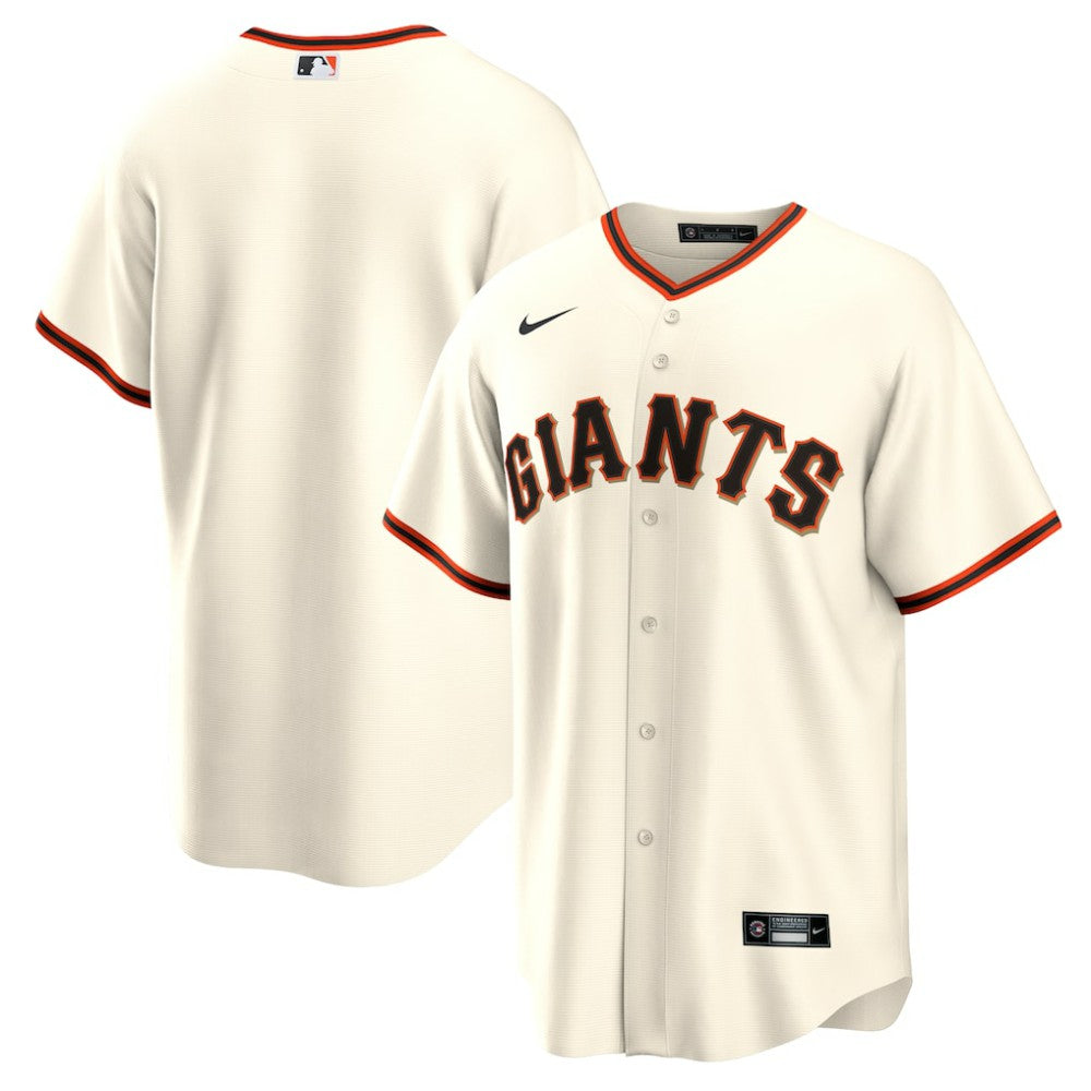 San Francisco Giants Nike Home Replica Team Jersey - Cream Jerseys