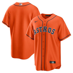 Houston Astros Nike Alternate Replica Team Jersey - Orange Jerseys
