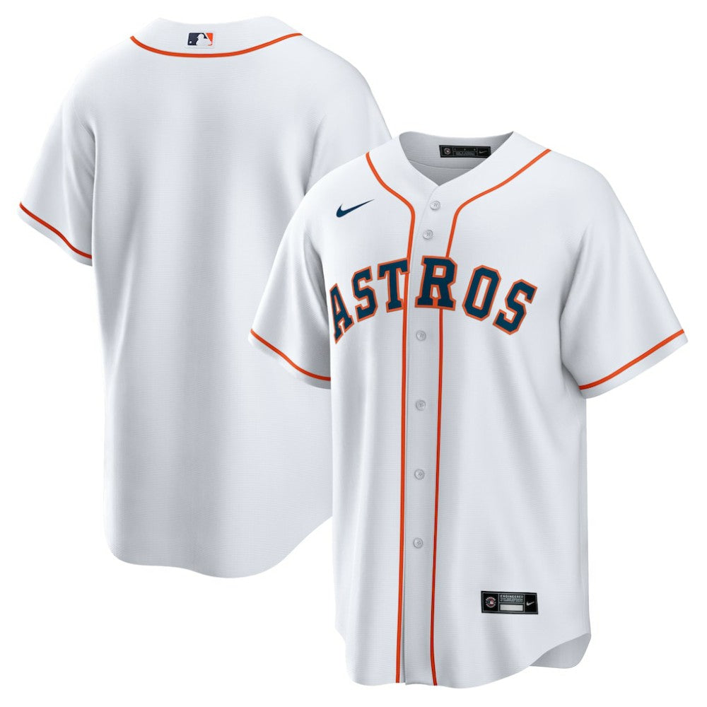 Houston Astros Nike Home Replica Team Jersey - White Jerseys