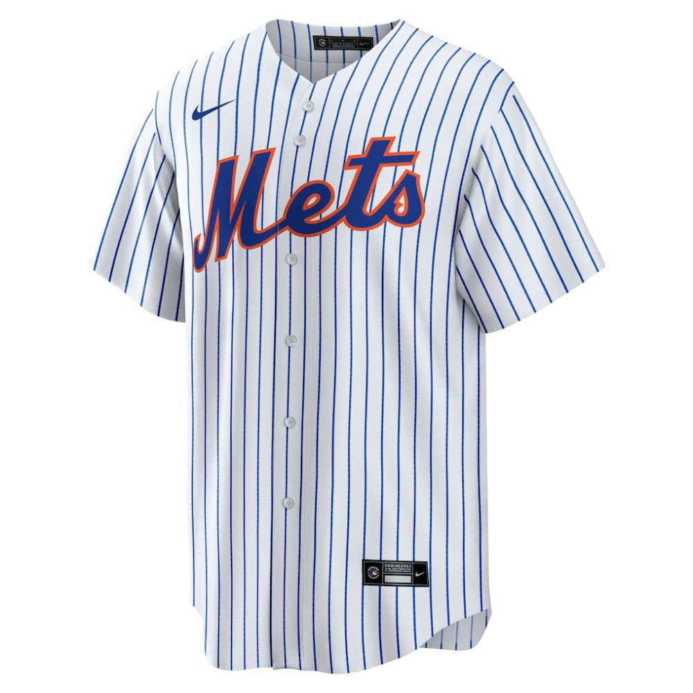 New York Mets Nike Home Replica Team Jersey - White Jerseys