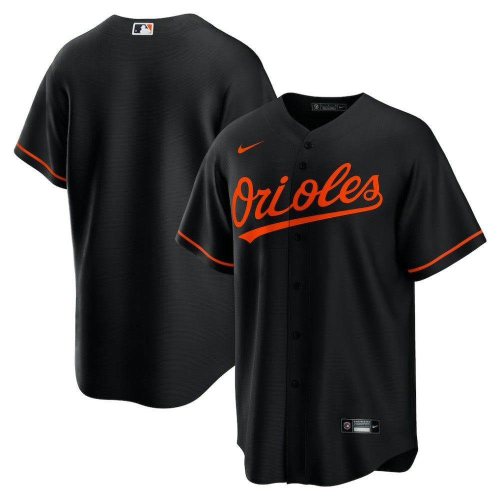 Baltimore Orioles Nike Alternate Replica Team Jersey - Black Jerseys