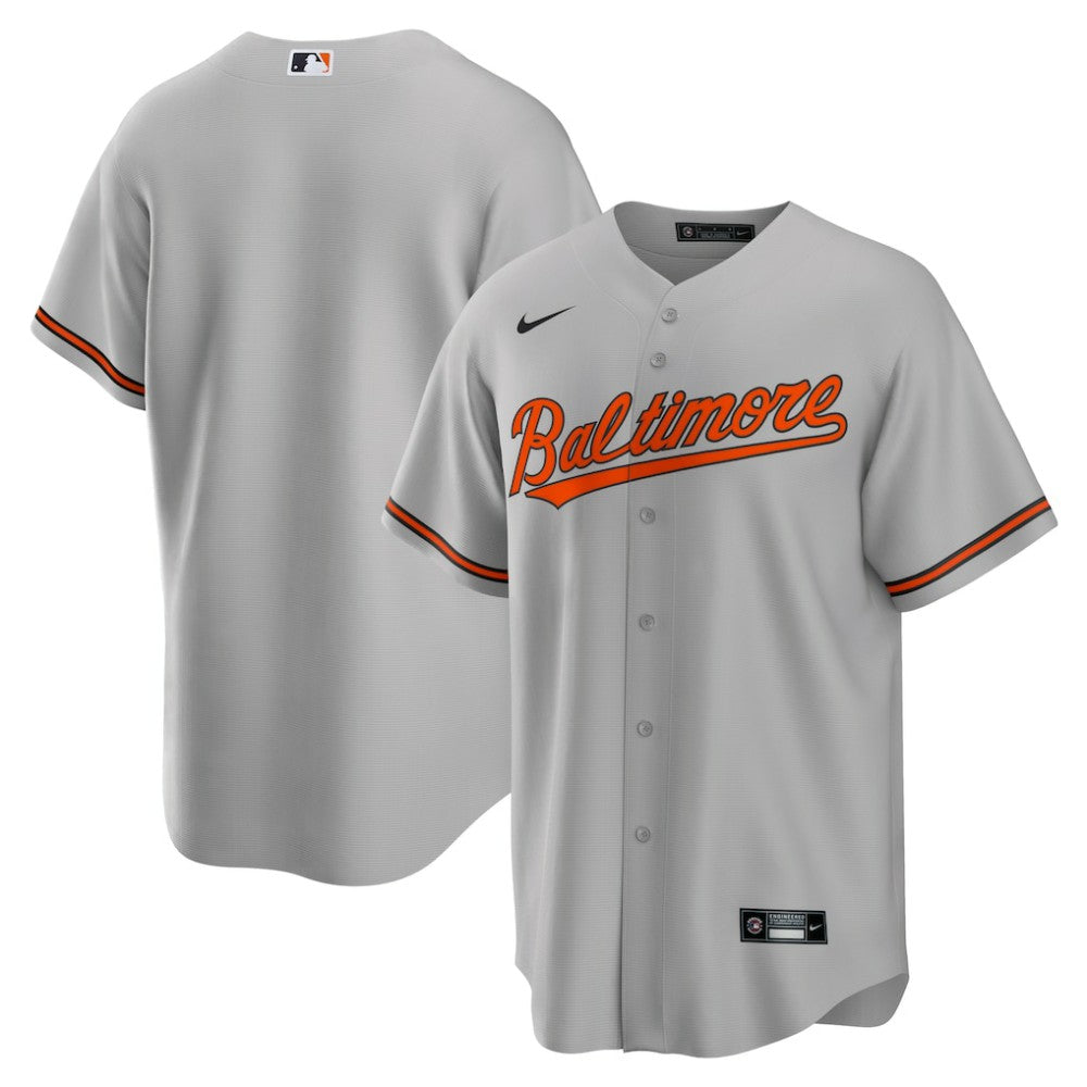Baltimore Orioles Nike Road Replica Team Jersey - Gray Jerseys