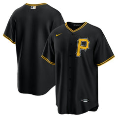Pittsburgh Pirates Nike Alternate Replica Team Jersey - Black Jerseys