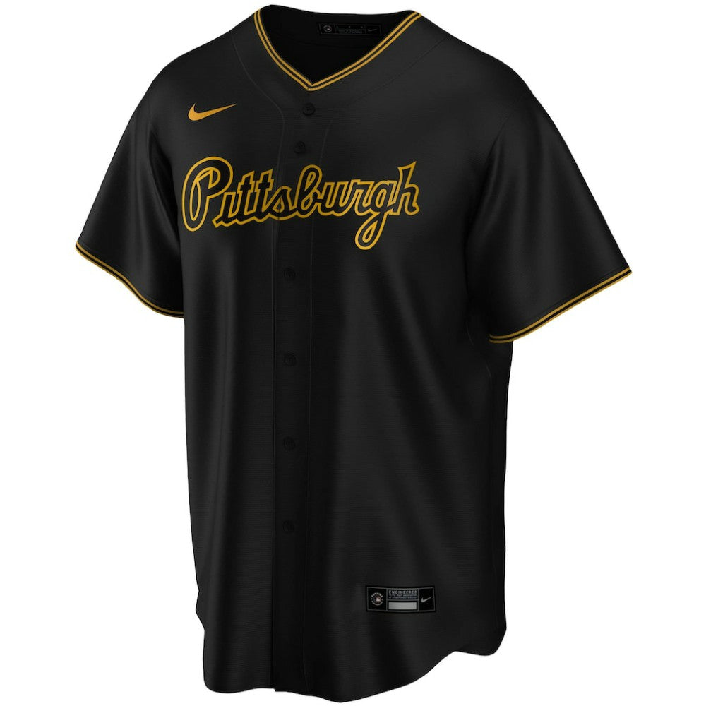 Pittsburgh Pirates Nike Alternate Replica Team Jersey - Black Jerseys