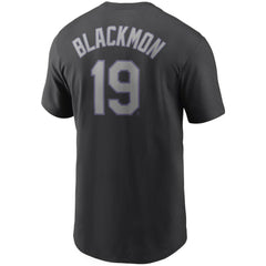 Charlie Blackmon Colorado Rockies Nike Name & Number T-Shirt - Black T-shirts