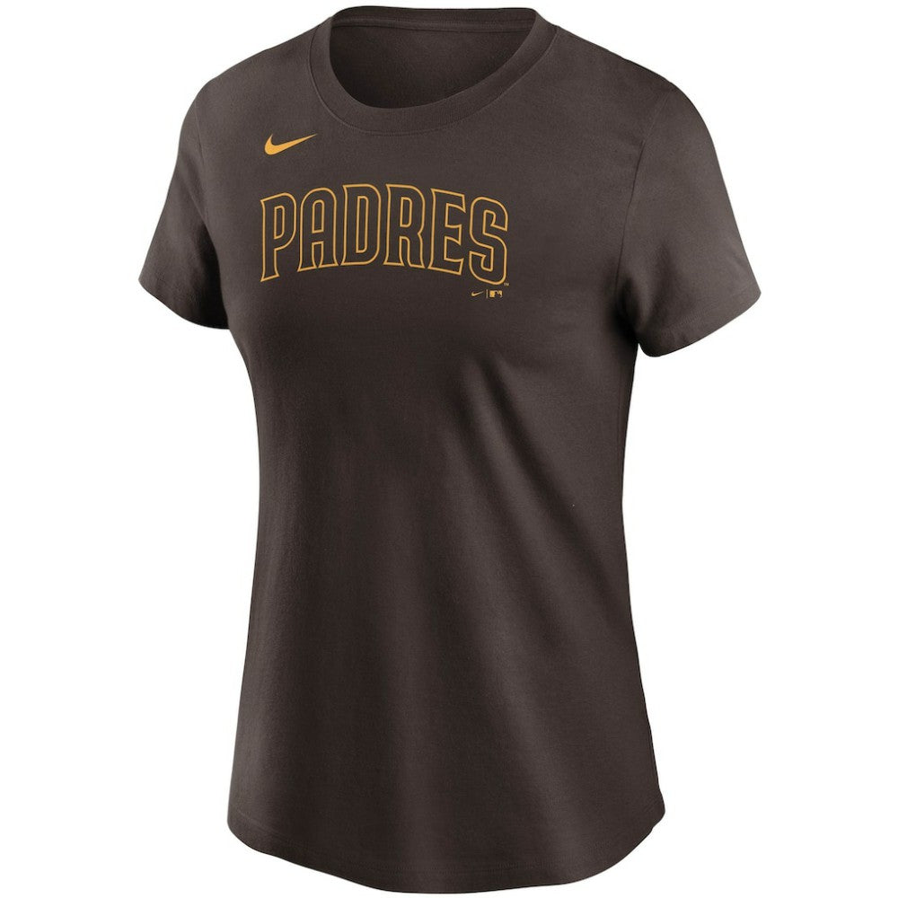 Manny Machado San Diego Padres Nike Women's Name & Number T-Shirt - Brown T-shirts