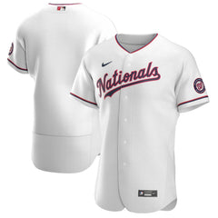 Washington Nationals Nike Alternate Authentic Team Jersey - White Jerseys