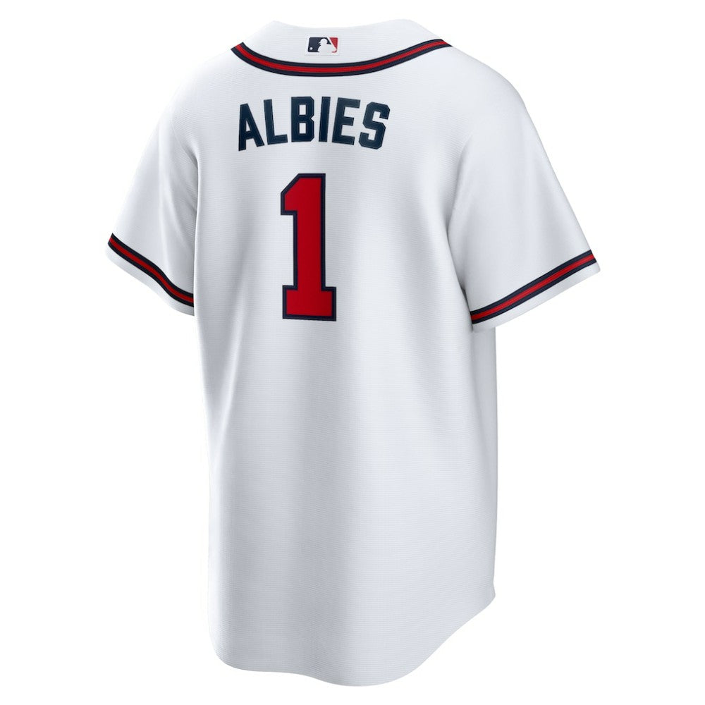 Ozzie Albies Atlanta Braves Nike Home Replica Player Name Jersey - White Jerseys