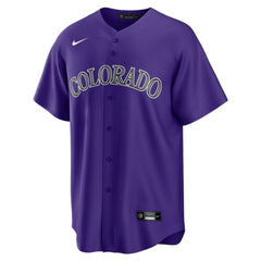 Charlie Blackmon Colorado Rockies Nike Alternate Replica Player Name Jersey - Purple Jerseys