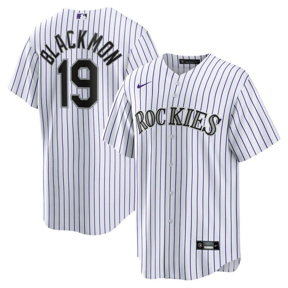 Charlie Blackmon Colorado Rockies Nike Home Replica Player Name Jersey - White Jerseys