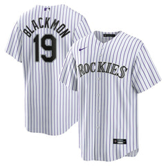 Charlie Blackmon Colorado Rockies Nike Home Replica Player Name Jersey - White Jerseys