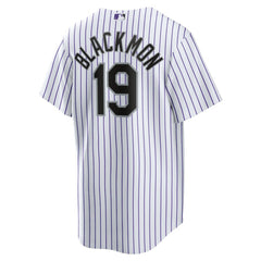 Charlie Blackmon Colorado Rockies Nike Home Replica Player Name Jersey - White Jerseys