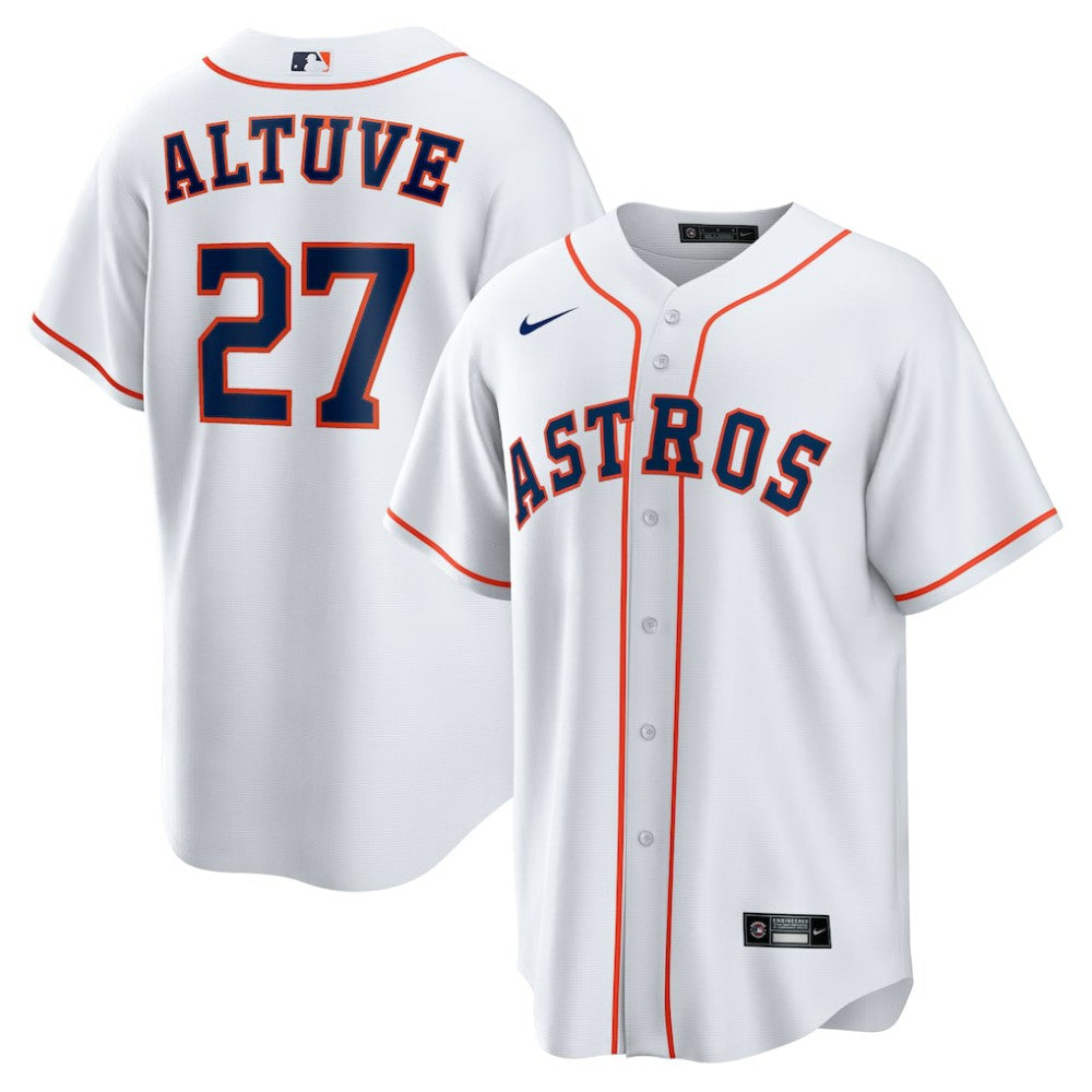 Jose Altuve Houston Astros Nike Home Replica Player Name Jersey - White Jerseys