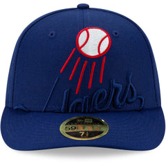 Los Angeles Dodgers New Era Logo Elements Low Profile 59FIFTY Fitted Hat - Royal Hats