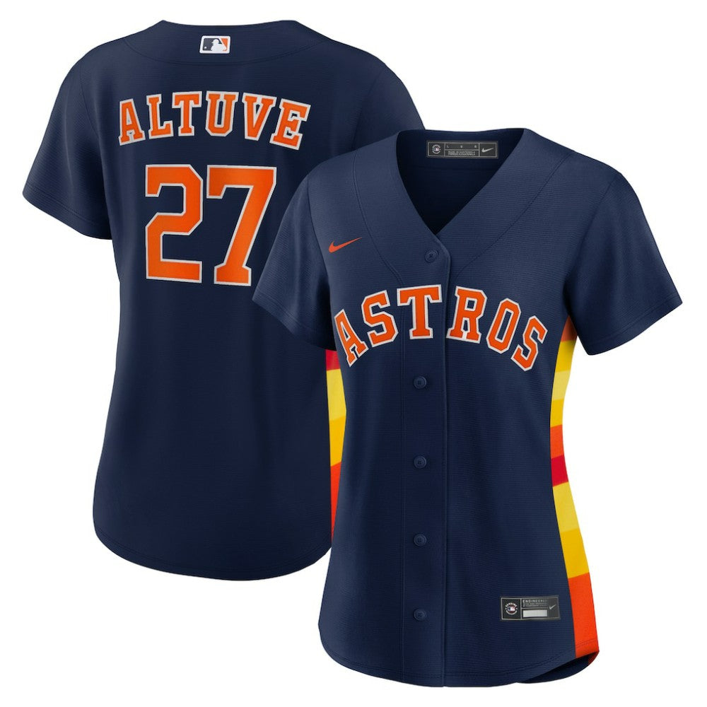 Jose Altuve Houston Astros Nike Women's Alternate Replica Player Jersey - Navy Jerseys