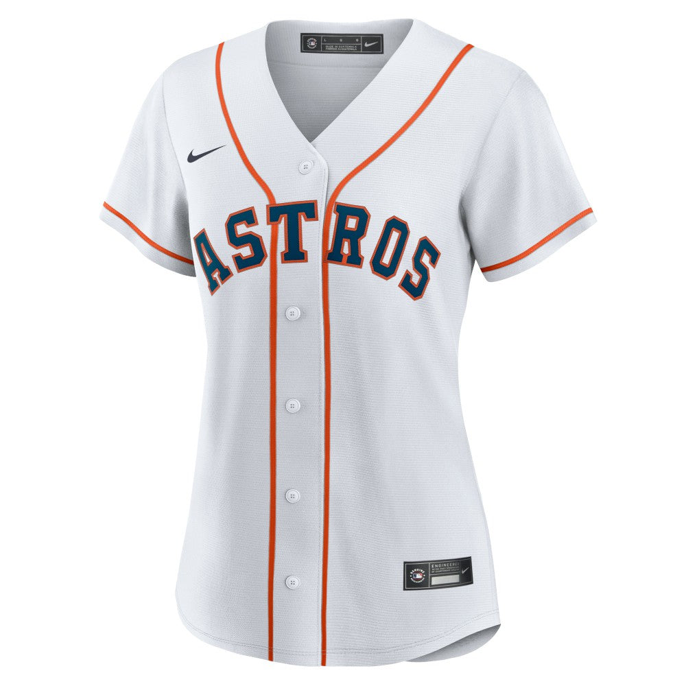 Jose Altuve Houston Astros Nike Women's Home Replica Player Jersey - White Jerseys